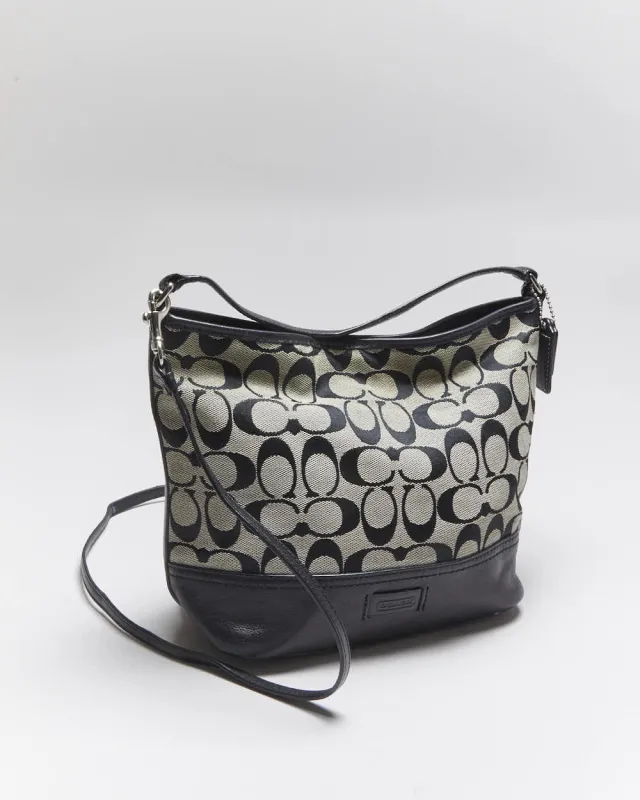 Vintage Y2k 00s Coach Monogram Shoulder Bag sold by Rokit