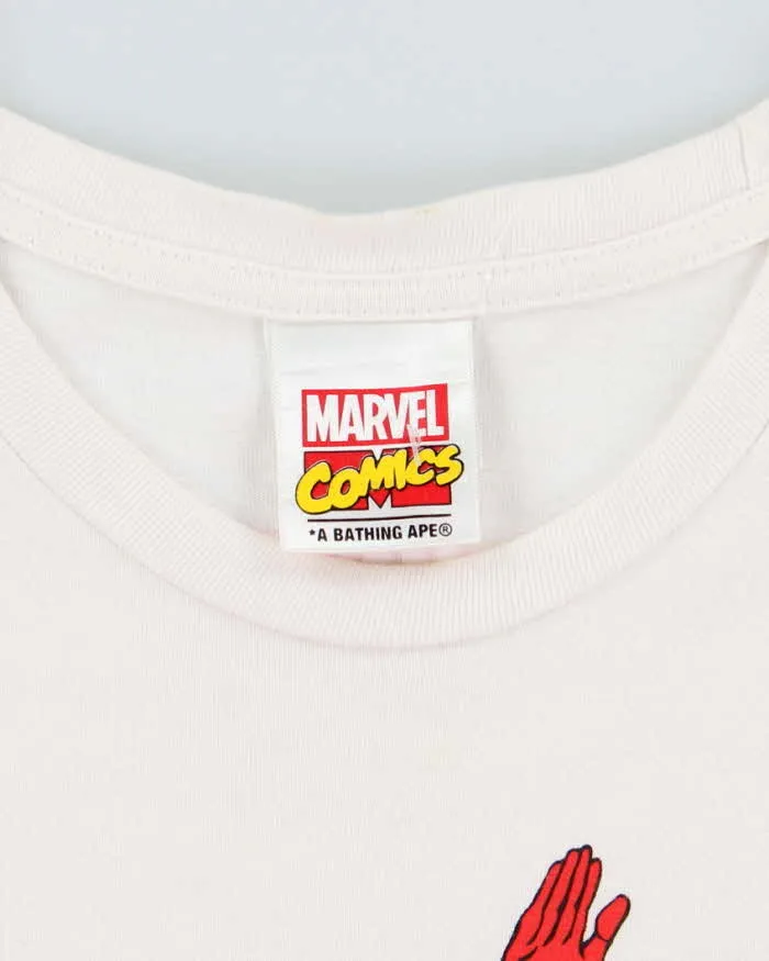 Vintage 2000's Bape x Marvel Comics Iron Man Graphic T-Shirt - S sold by Rokit product image thumbnail 5
