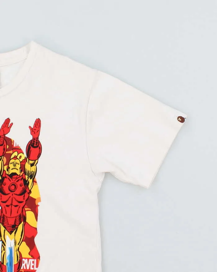 Vintage 2000's Bape x Marvel Comics Iron Man Graphic T-Shirt - S sold by Rokit product image thumbnail 4