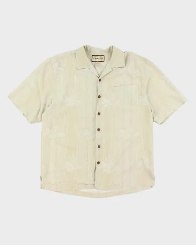 Vintage Jamaica Jaxx Silk Hawaiian Shirt - M sold by Rokit