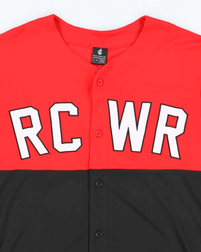 Vintage Y2K Roca Wear Spell Out Baseball Button Up Jersey - L sold by Rokit product image thumbnail 3