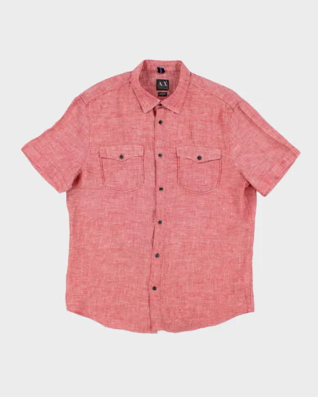 Vintage Armani Exchange Lightweight Short Sleeve Shirt - L sold by Rokit