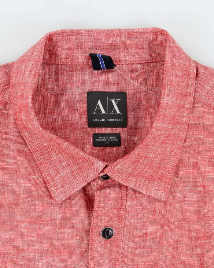 Vintage Armani Exchange Lightweight Short Sleeve Shirt - L sold by Rokit product image thumbnail 5