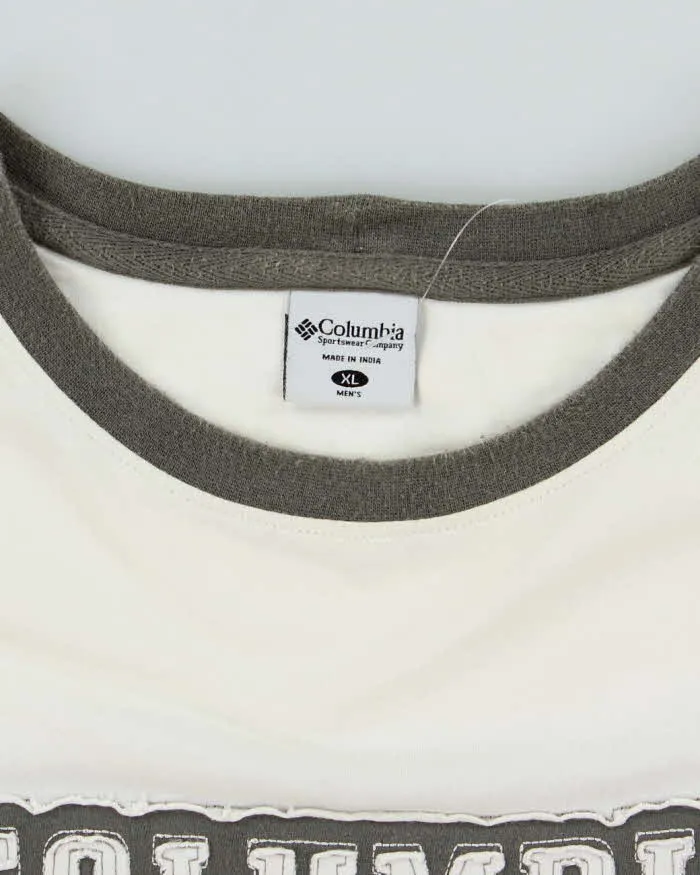 Vintage 90's Columbia Spell Out Logo Oversized T-Shirt - XL sold by Rokit product image thumbnail 5