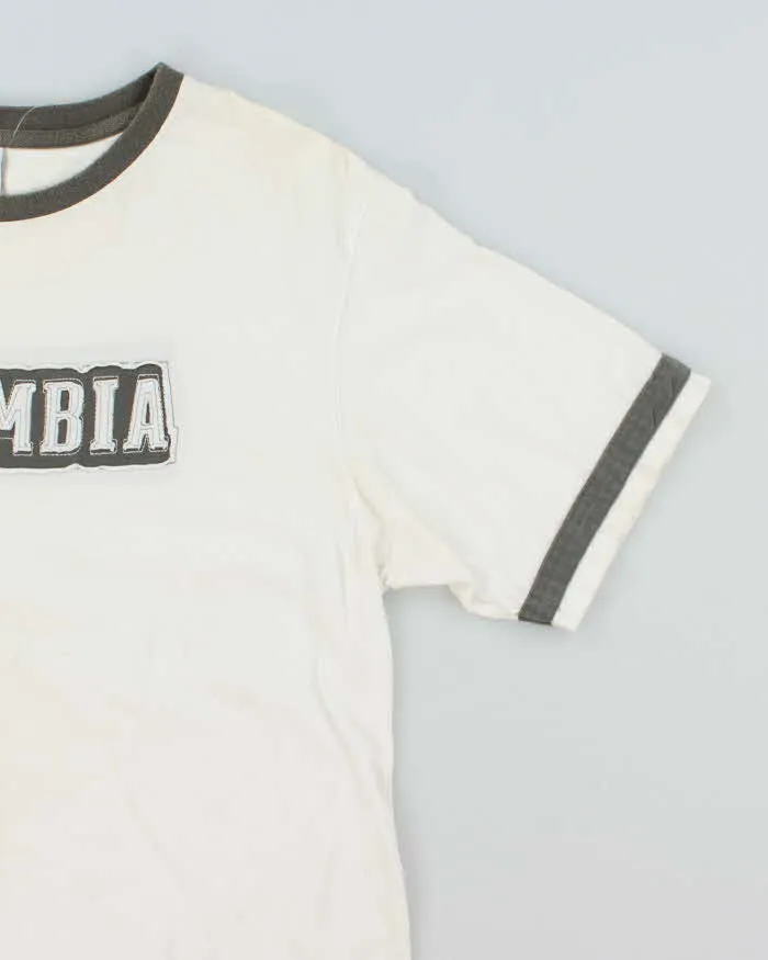 Vintage 90's Columbia Spell Out Logo Oversized T-Shirt - XL sold by Rokit product image thumbnail 4