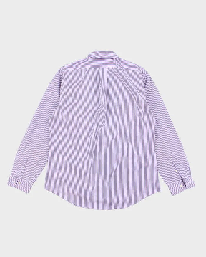 Vintage Ralph Lauren Stripe Long Sleeve Shirt - L sold by Rokit product image thumbnail 2