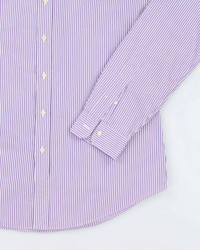 Vintage Ralph Lauren Stripe Long Sleeve Shirt - L sold by Rokit product image thumbnail 4