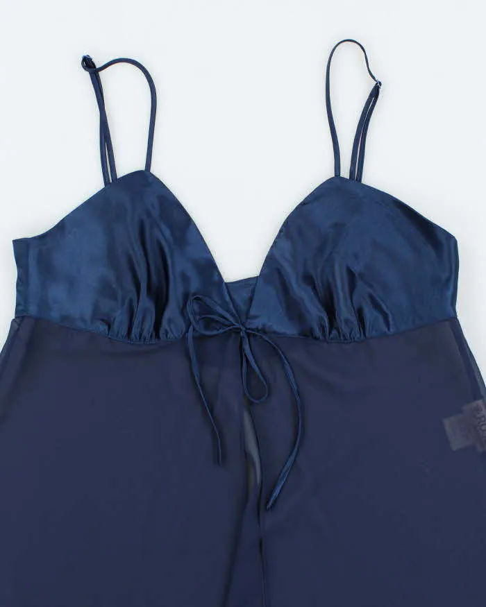 Vintage 90s Rose Mesh Open Front Cami - M sold by Rokit product image thumbnail 3