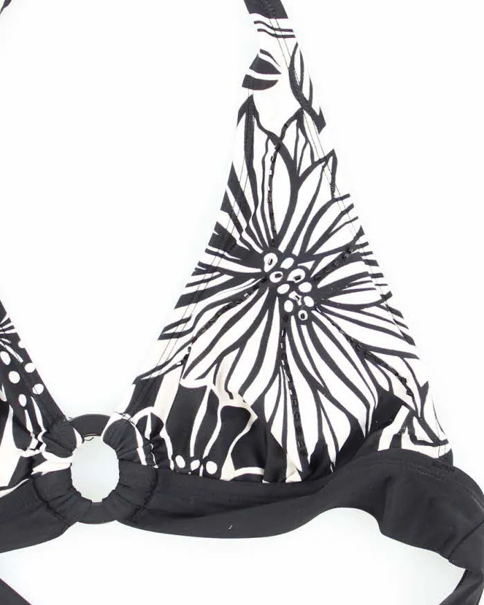 Vintage Y2k 00s Floral Beaded Bikini Top - M sold by Rokit product image thumbnail 3