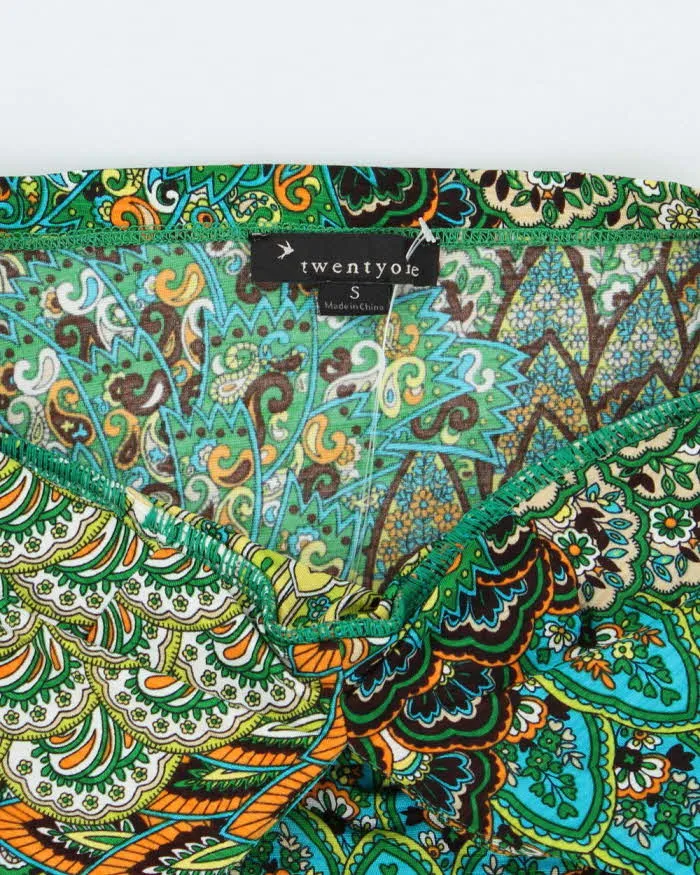 Vintage Y2k 00s Twenty One Beaded Halter Neck Top - S sold by Rokit product image thumbnail 5