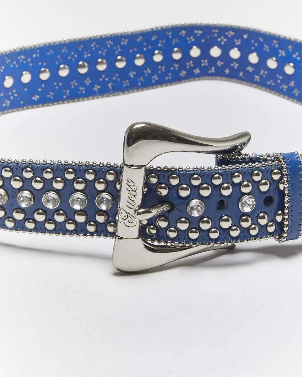 Vintage Y2k 00s Guess Leather Belt - W32-36 sold by Rokit product image thumbnail 4