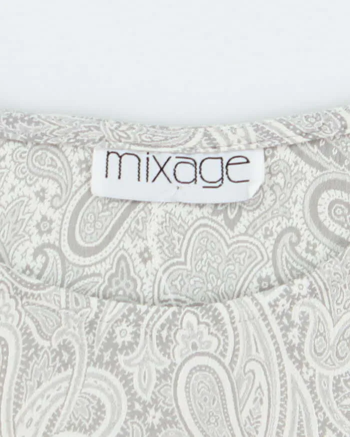 Vintage 90s Mixage Paisley Pattern Top - M sold by Rokit product image thumbnail 5