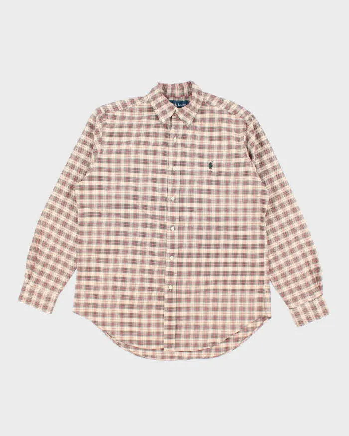 Vintage 2000's Ralph Lauren Long Sleeve Flannel Shirt - M sold by Rokit