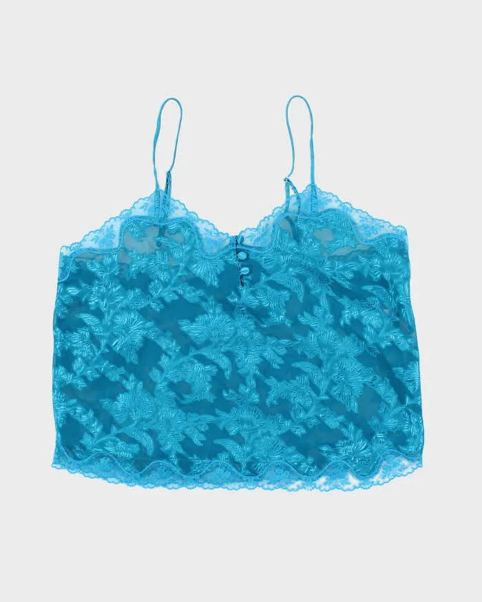 Vintage 90s 00s LA Senza Sheer Cami - L sold by Rokit