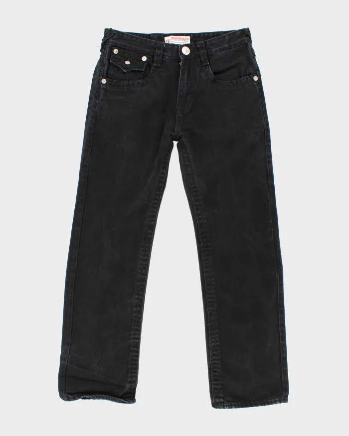Vintage 2000's True Religion Black Relaxed Fit Jeans - W32 L29 sold by Rokit