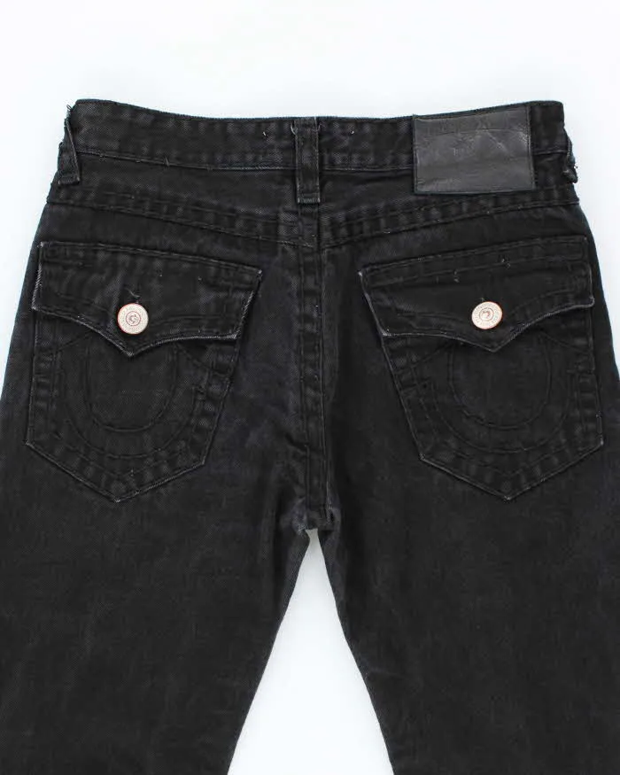 Vintage 2000's True Religion Black Relaxed Fit Jeans - W32 L29 sold by Rokit product image thumbnail 4