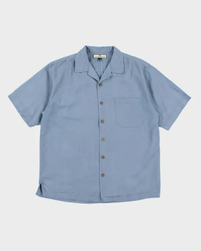 Vintage Tommy Bahama Oversized Hawaiian Silk Blend Shirt - M sold by Rokit