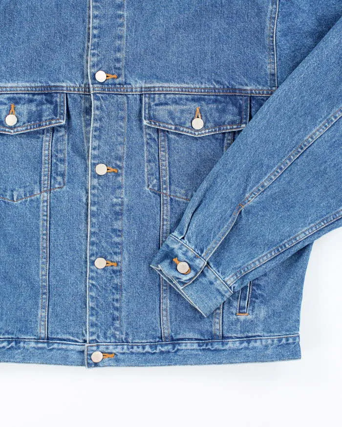 Vintage 2000's Eddie Bauer Heavyweight Dark Wash Denim Jacket - L sold by Rokit product image thumbnail 4