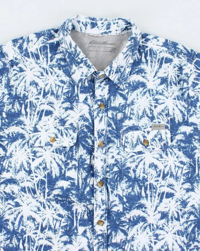 Vintage 2000's Eddie Bauer Patterned Short Sleeve Shirt - L sold by Rokit product image thumbnail 3