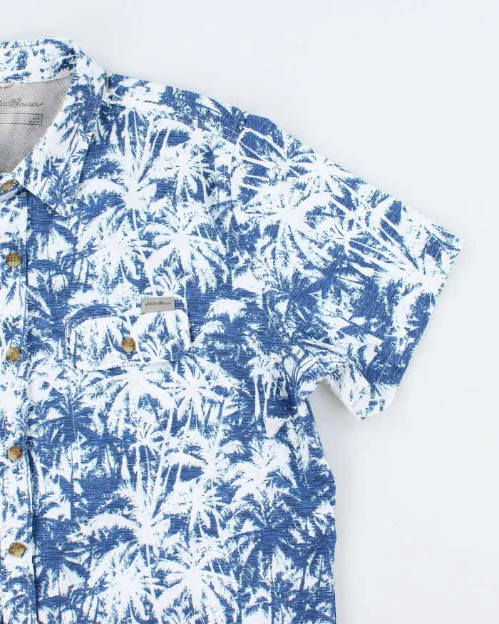 Vintage 2000's Eddie Bauer Patterned Short Sleeve Shirt - L sold by Rokit product image thumbnail 4