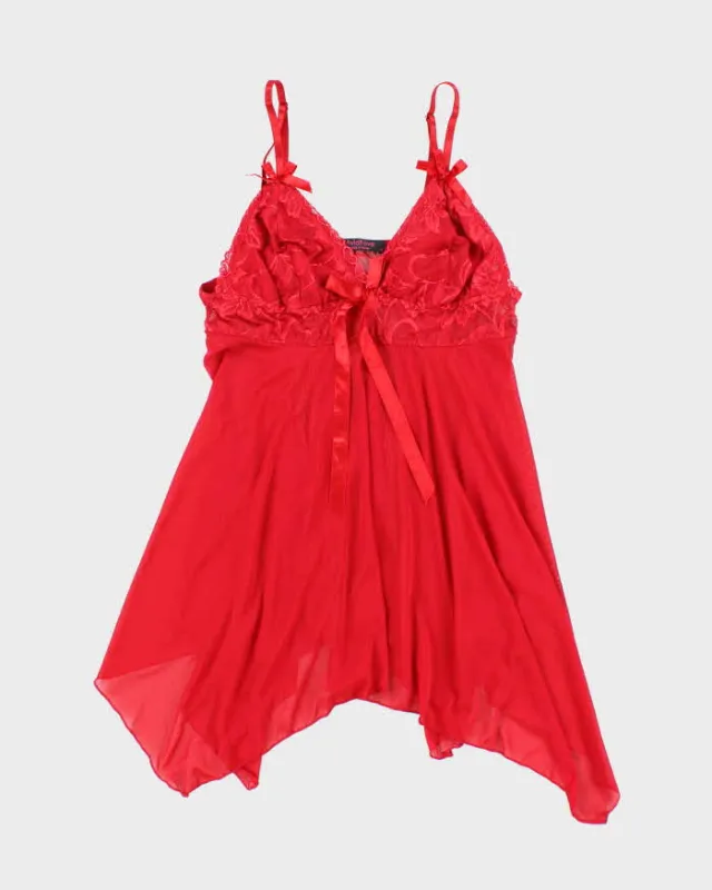 Vintage Y2k 00s Avid Love Handkerchief Hem Cami - S sold by Rokit