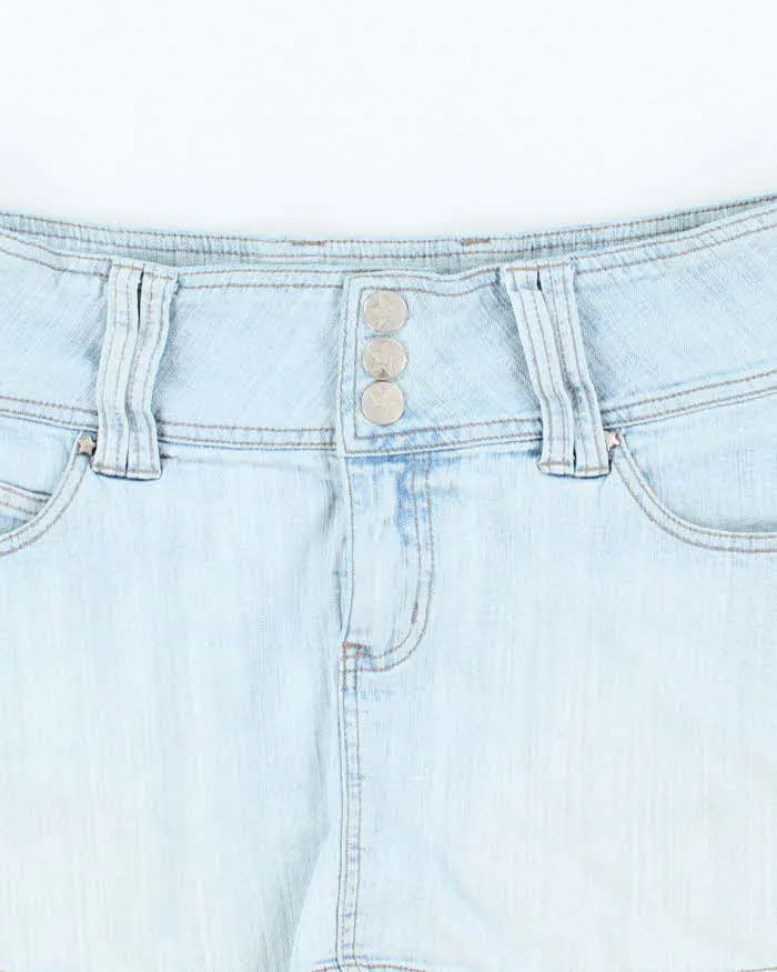Vintage Y2k 00s Bubblegum Denim Mini Skirt - S sold by Rokit product image thumbnail 3