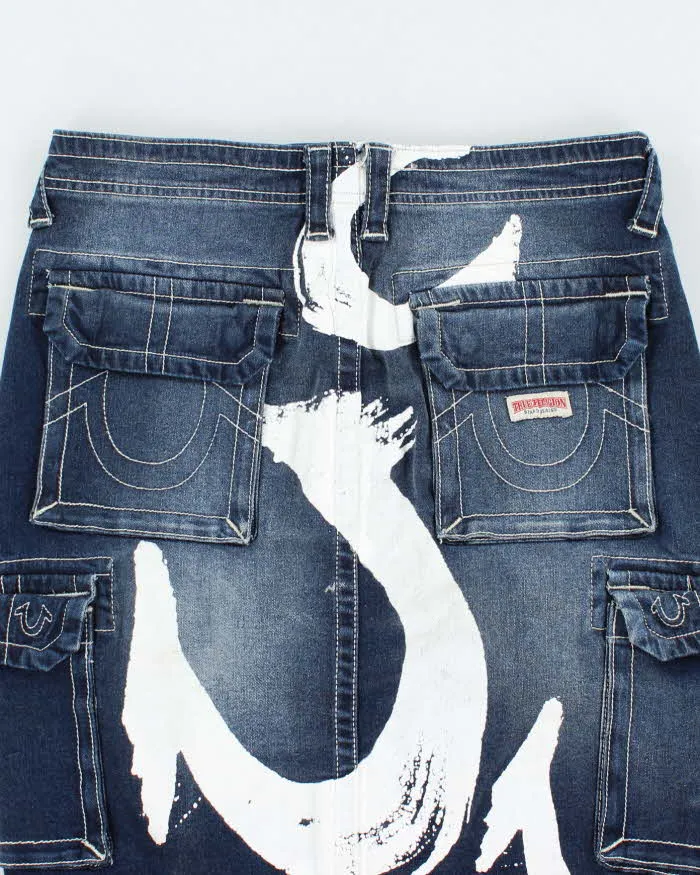 Vintage Y2k 00s True Religion Denim Skirt - S sold by Rokit product image thumbnail 4