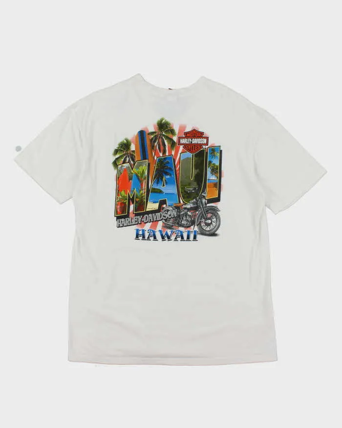 Vintage Harley Davidson Maui Graphic Biker T-Shirt - XL sold by Rokit product image thumbnail 2