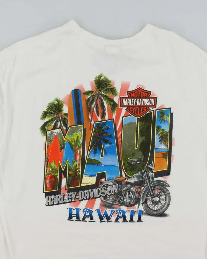 Vintage Harley Davidson Maui Graphic Biker T-Shirt - XL sold by Rokit product image thumbnail 4