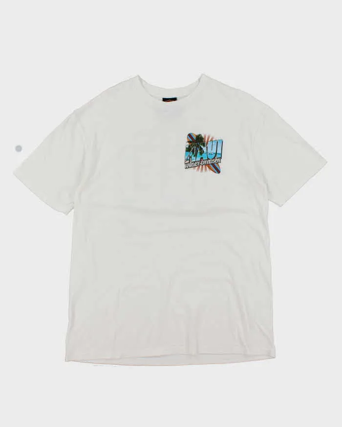 Vintage Harley Davidson Maui Graphic Biker T-Shirt - XL sold by Rokit
