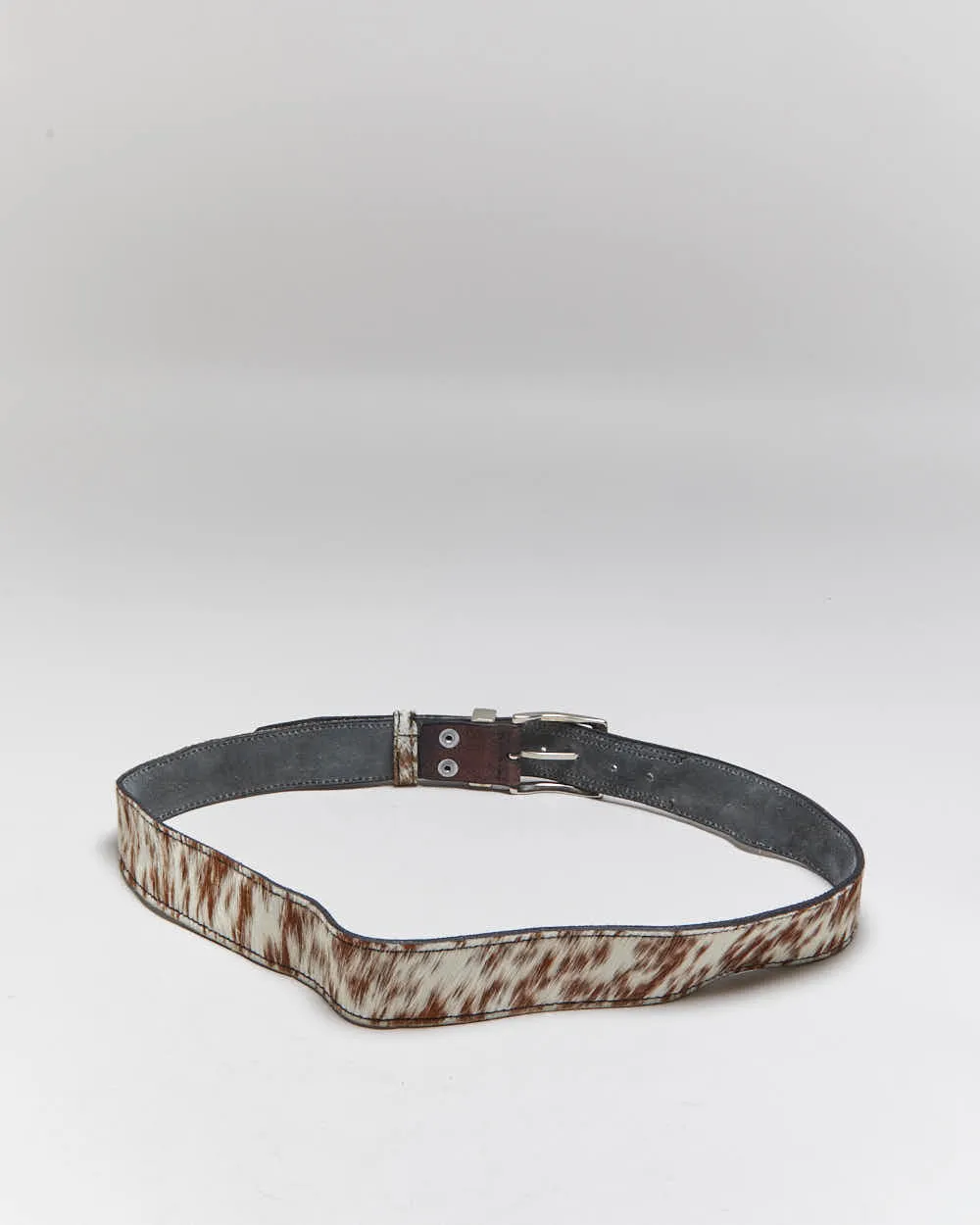 Vintage Pony Hair Leather Belt - W35-W39 sold by Rokit product image thumbnail 3