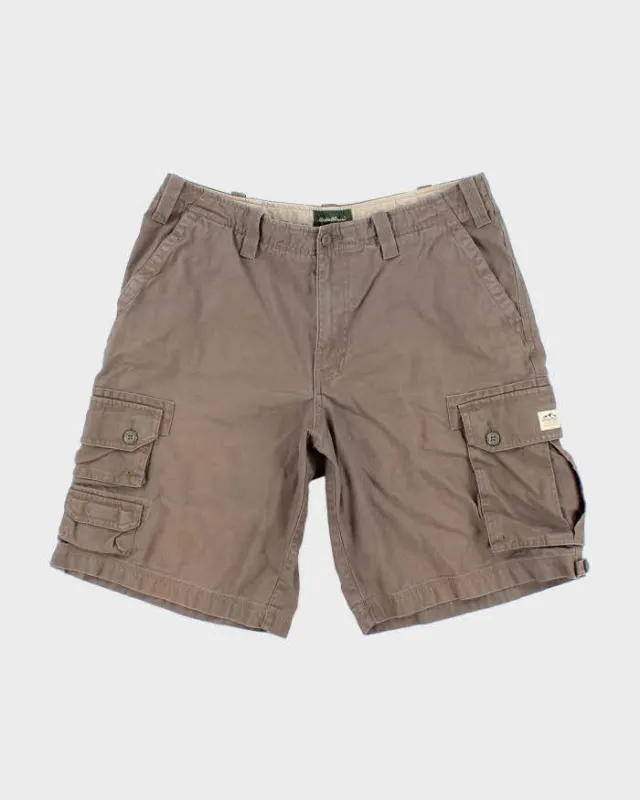 Vintage 2000's Eddie Bauer Wide Leg Cargo Shorts - W36 L11 sold by Rokit