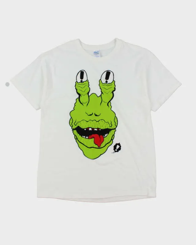 Vintage 2000's Big Face Alien Graphic T-Shirt - L sold by Rokit