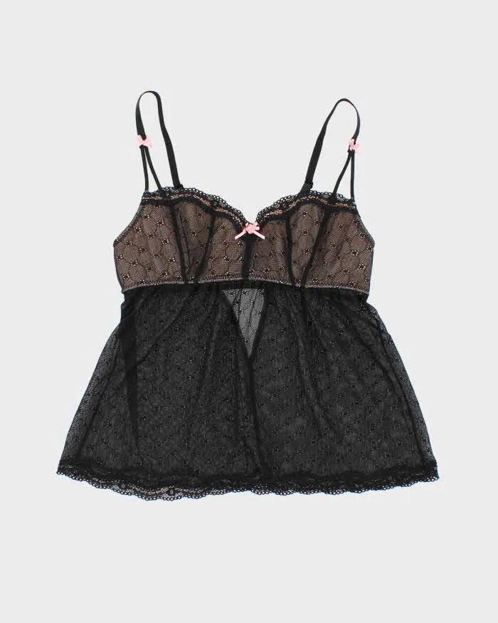 Vintage Y2k 00s Betsey Johnson Mesh Cami - S sold by Rokit