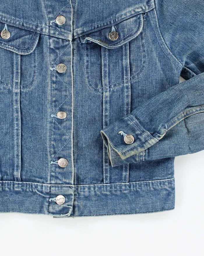 Vintage 80's Wrangler Medium Wash Denim Jacket - S sold by Rokit product image thumbnail 4