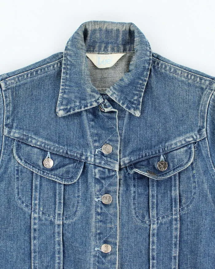 Vintage 80's Wrangler Medium Wash Denim Jacket - S sold by Rokit product image thumbnail 3