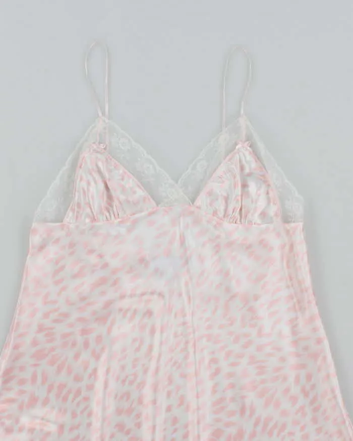 Jessica Pink Satin Animal Print Slip - M sold by Rokit product image thumbnail 2