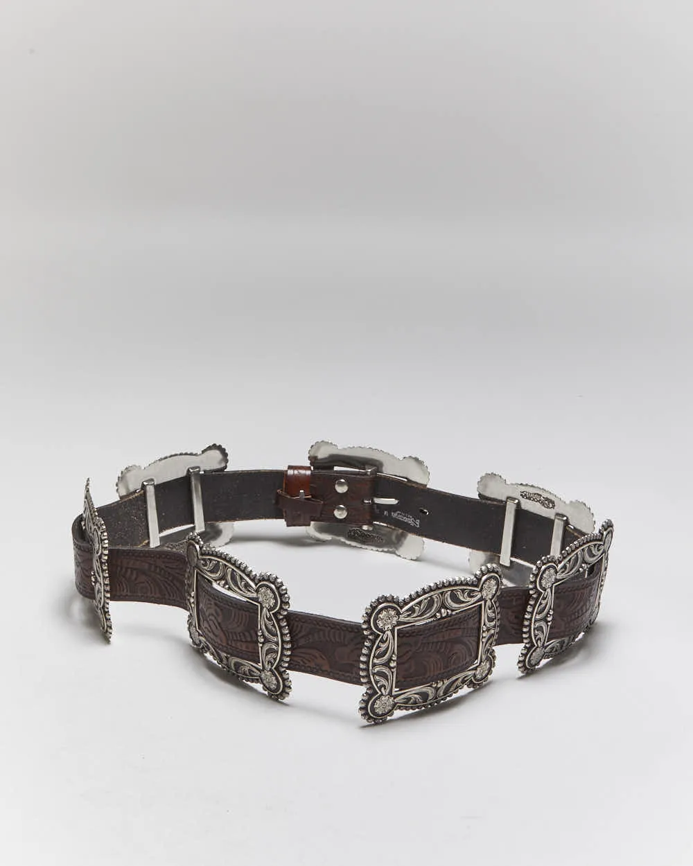 Vintage Nocona Multi Buckle Leather Belt - W33-W36 sold by Rokit product image thumbnail 3