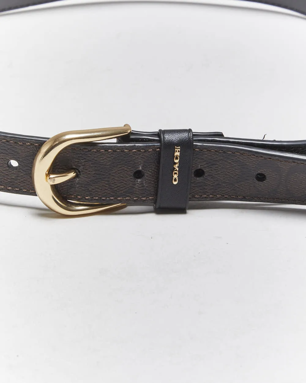 Vintage Coach Monogram Leather Belt - W28-W32 sold by Rokit product image thumbnail 4