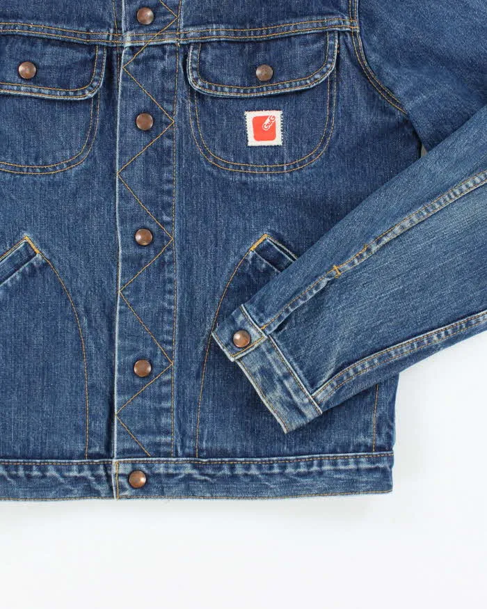 Vintage 80's GWG Dark Wash Denim Trucker Jacket - M sold by Rokit product image thumbnail 4