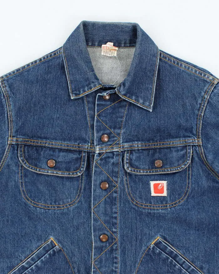 Vintage 80's GWG Dark Wash Denim Trucker Jacket - M sold by Rokit product image thumbnail 3
