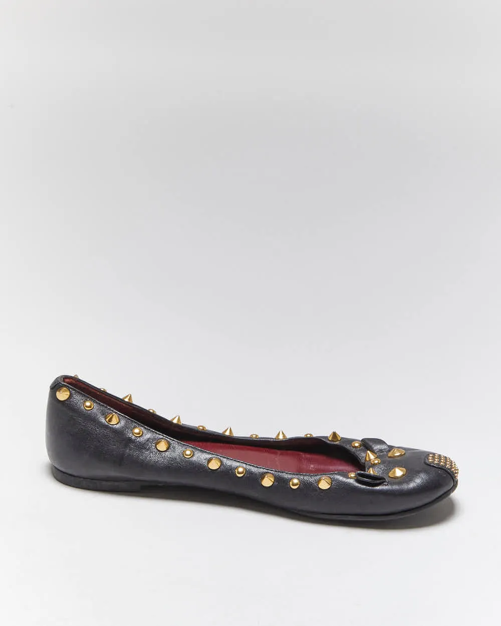 Marc By Marc Jacobs Leather Studded Ballet Flats - UK3 sold by Rokit product image thumbnail 2