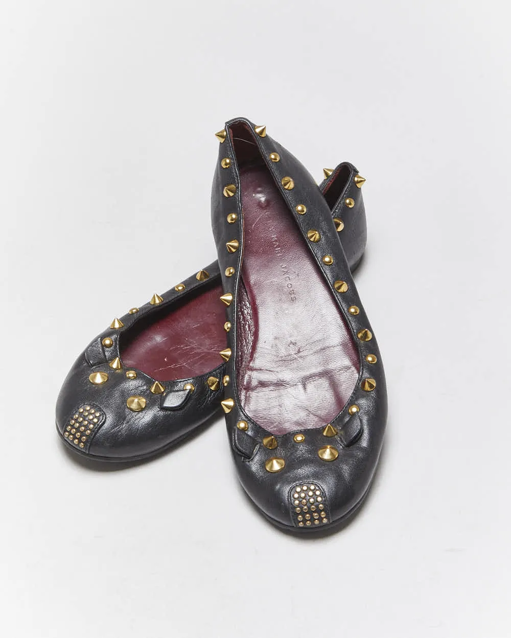Marc By Marc Jacobs Leather Studded Ballet Flats - UK3 sold by Rokit product image thumbnail 5