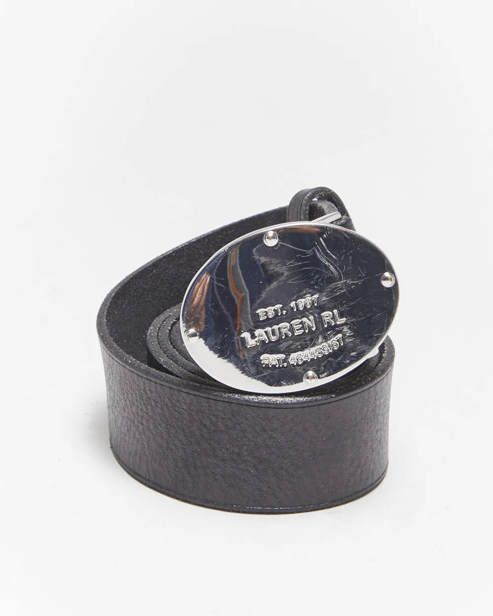 Vintage Ralph Lauren Leather Belt - W35-W40 sold by Rokit