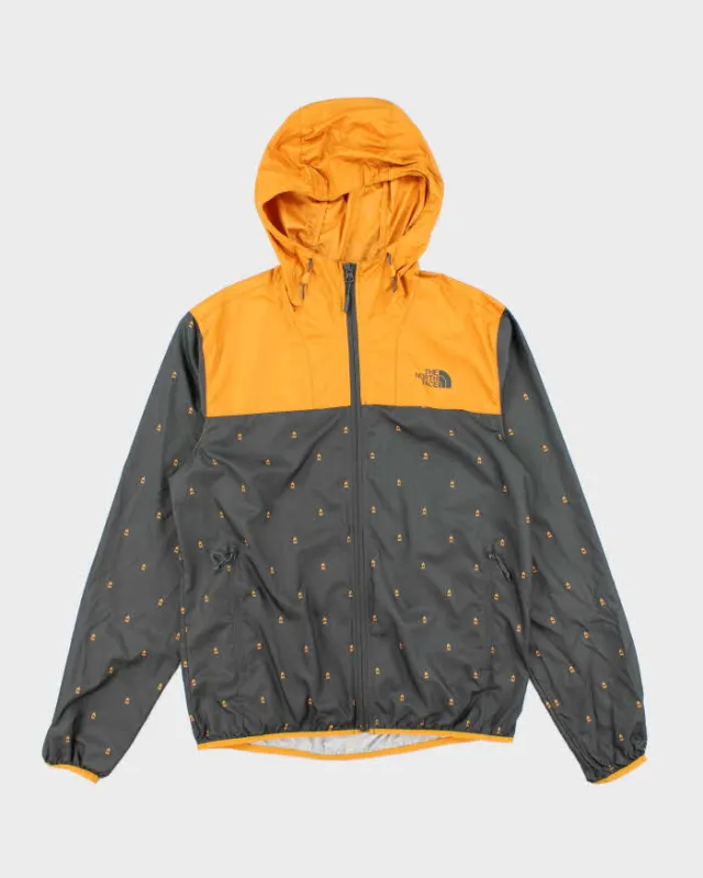 Men's The North Face Gold and Charcoal Hooded Windbreaker - S sold by Rokit