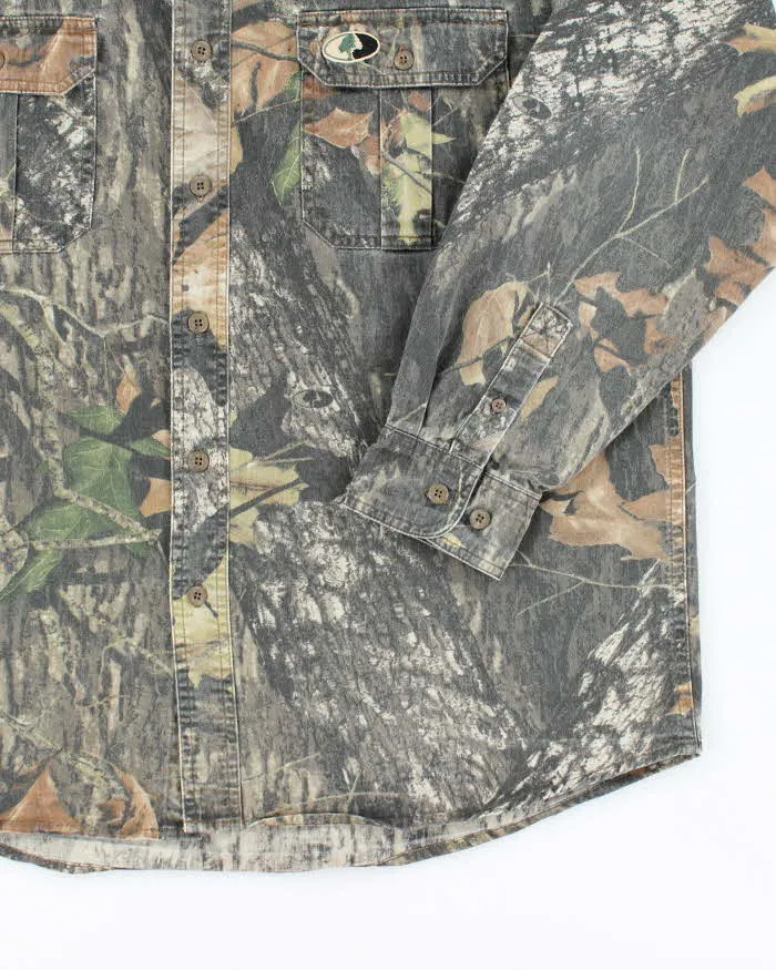 Vintage 2000's Mossy Oak Camouflage Heavyweight Long Sleeve Shirt - L sold by Rokit product image thumbnail 4