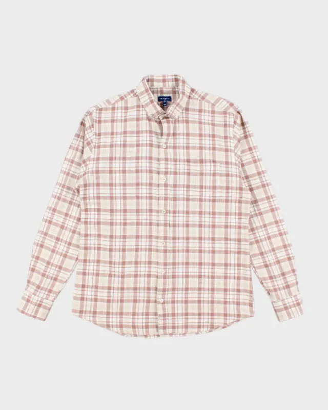Vintage 2000's Gant Embroidered Logo Flannel Shirt - XL sold by Rokit
