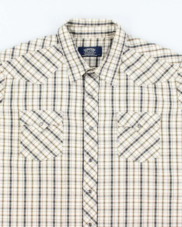 Vintage Levi's Signature Snap Button Short Sleeve Western Shirt - XL sold by Rokit product image thumbnail 3