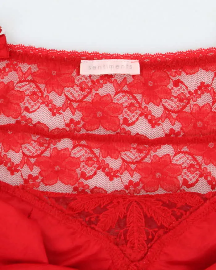 Vintage Y2k 00s Sentiments Lace Cami - S sold by Rokit product image thumbnail 5