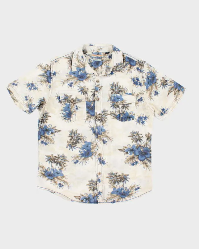 Vintage 2000's Point Zero Floral Print Hawaiian Shirt - M sold by Rokit